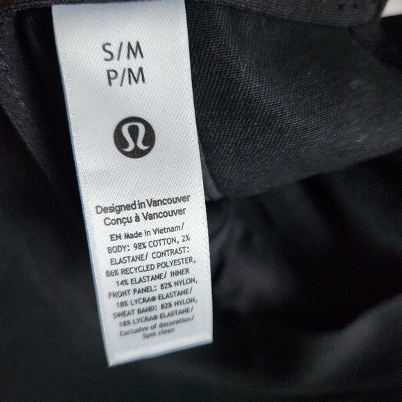 Lululemon Baseball Hat  Cap Black Adjustable Clean EXCELLENT Small/ Medium - Picture 6 of 8